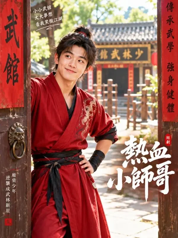 关公的武馆招生季 短剧封面 关公的武馆招生季 封面